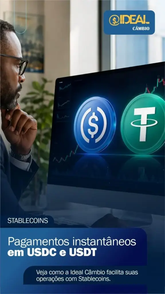 Câmbio via Stablecoin